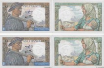 Country : FRANCE 
Face Value : 10 Francs MINEUR Consécutifs 
Date : 11 septembre 1941 
Period/Province/Bank : Banque de France, XXe siècle 
Catalogue ...