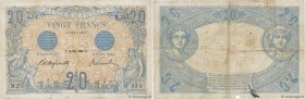 Country : FRANCE 
Face Value : 20 Francs BLEU 
Date : 16 mars 1906 
Period/Province/Bank : Banque de France, XXe siècle 
Catalogue reference : F.10.01...