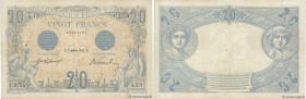 Country : FRANCE 
Face Value : 20 Francs BLEU 
Date : 03 octobre 1912 
Period/Province/Bank : Banque de France, XXe siècle 
Catalogue reference : F.10...