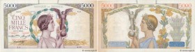 Country : FRANCE 
Face Value : 5000 Francs VICTOIRE 
Date : 08 novembre 1934 
Period/Province/Bank : Banque de France, XXe siècle 
Catalogue reference...