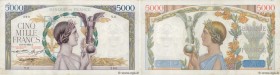 Country : FRANCE 
Face Value : 5000 Francs VICTOIRE 
Date : 08 novembre 1934 
Period/Province/Bank : Banque de France, XXe siècle 
Catalogue reference...
