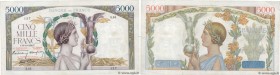 Country : FRANCE 
Face Value : 5000 Francs VICTOIRE modifié, taille douce 
Date : 13 octobre 1938 
Period/Province/Bank : Banque de France, XXe siècle...