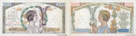 Country : FRANCE 
Face Value : 5000 Francs VICTOIRE Impression à plat 
Date : 08 décembre 1938 
Period/Province/Bank : Banque de France, XXe siècle 
C...