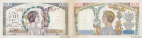 Country : FRANCE 
Face Value : 5000 Francs VICTOIRE Impression à plat 
Date : 19 janvier 1939 
Period/Province/Bank : Banque de France, XXe siècle 
Ca...