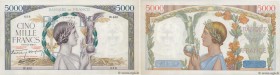Country : FRANCE 
Face Value : 5000 Francs VICTOIRE Impression à plat 
Date : 19 décembre 1940 
Period/Province/Bank : Banque de France, XXe siècle 
C...