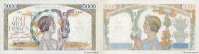 Country : FRANCE 
Face Value : 5000 Francs VICTOIRE Impression à plat 
Date : 20 août 1942 
Period/Province/Bank : Banque de France, XXe siècle 
Catal...