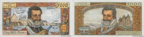 Country : FRANCE 
Face Value : 5000 Francs HENRI IV 
Date : 06 mars 1958 
Period/Province/Bank : Banque de France, XXe siècle 
Catalogue reference : F...