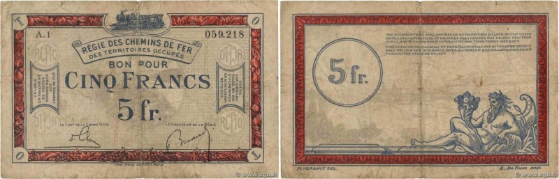 Country : FRANCE regionalism and miscellaneous 
Face Value : 5 Francs 
Date : (1...