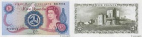 Country : ISLE OF MAN 
Face Value : 5 Pounds 
Date : (1979) 
Period/Province/Bank : Isle of Man Government 
Catalogue reference : P.35Aa 
Alphabet - s...