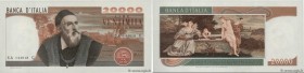 Country : ITALY 
Face Value : 20000 Lire 
Date : 21 février 1975 
Period/Province/Bank : Banca d'Italia 
Catalogue reference : P.104 
Alphabet - signa...