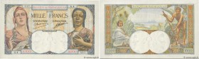 Country : MADAGASCAR 
Face Value : 1000 Francs 
Date : 11 juillet 1933 
Period/Province/Bank : Banque de Madagascar 
Catalogue reference : P.41s 
Addi...