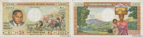 Country : MADAGASCAR 
Face Value : 5000 Francs - 1000 Ariary 
Date : (1966) 
Period/Province/Bank : Institut d'émission Malgache 
Catalogue reference ...