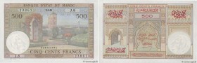 Country : MOROCCO 
Face Value : 500 Francs 
Date : 09 janvier 1950 
Period/Province/Bank : Banque d'État du Maroc 
Catalogue reference : P.46 
Alphabe...