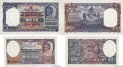 Country : NEPAL 
Face Value : 5 et 10 Mohru 
Date : (1951) 
Period/Province/Bank : Government of Nepal 
Catalogue reference : P.5 et P.06 
Grade : XF+...