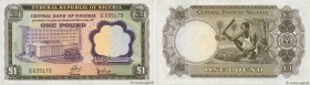 Country : NIGERIA 
Face Value : 1 Pound 
Date : (1968) 
Period/Province/Bank : Central Bank of Nigeria 
Catalogue reference : P.12a 
Alphabet - signat...