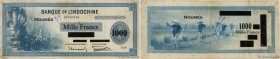 Country : NEW CALEDONIA 
Face Value : 1000 Francs 
Date : (1943) 
Period/Province/Bank : Banque de l'Indochine 
Catalogue reference : P.45 
Additional...