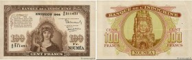 Country : NEW CALEDONIA 
Face Value : 100 Francs 
Date : 1944 
Period/Province/Bank : Banque de l'Indochine 
Catalogue reference : P.46b 
Additional r...