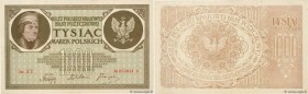 Country : POLAND 
Face Value : 1000 Marek 
Date : 17 mai 1919 
Period/Province/Bank : Polska Krajowa Kasa Pozyczkowa 
Catalogue reference : P.22d 
Alp...