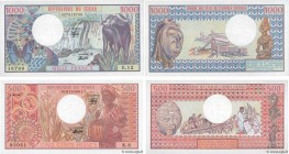 Country : CHAD 
Face Value : 500 et 1000 Francs Lot 
Date : 01 juin 1980 
Period/Province/Bank : Banque des États de l'Afrique Centrale 
Catalogue ref...