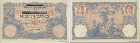 Country : TUNISIA 
Face Value : 1000 Francs sur 100 Francs 
Date : 12 juillet 1892 (1942) 
Period/Province/Bank : Banque de l'Algérie 
Catalogue refer...