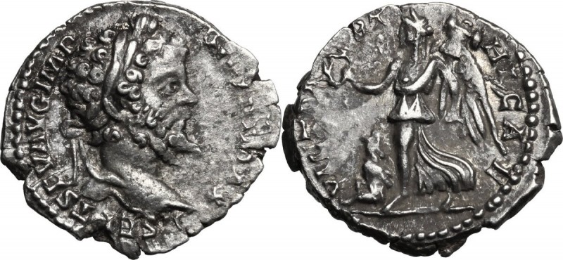 Septimius Severus (193-211). AR Denarius, 198-200 AD. D/ L SEPT SEV AVG IMP XI P...