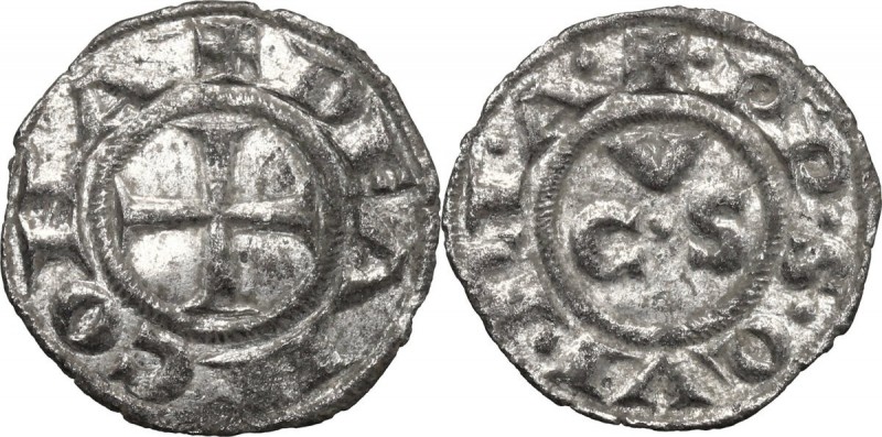 Ancona. Repubblica Autonoma (Sec. XIII-XV). Denaro, emissioni del XIII secolo. C...