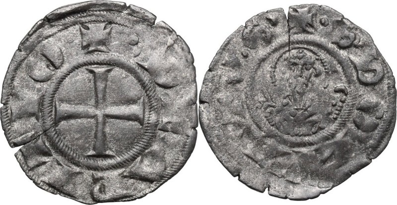 Arezzo. Repubblica (Sec. XIII). Denaro piccolo. CNI 24. MIR 9. MI. g. 0.58 mm. 1...