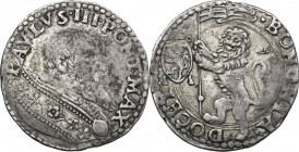 Bologna. Paolo III (1534-1549), Alessandro Farnese. Doppio Bolognino. CNI 51. M. 116. Berm. 936. AG. g. 2.07 mm. 20.50 RR. Molto raro. BB.