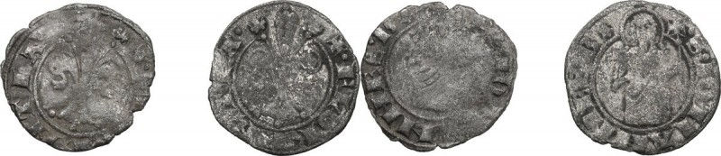 Firenze. Repubblica (1189-1532). Lotto di due Quattrini 1332 II sem. Riccardo di...
