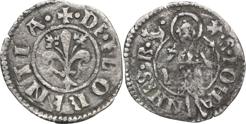 Firenze. Repubblica (XIII-1532). Soldino da 12 denari 1467, I sem., Nerio di Dom...