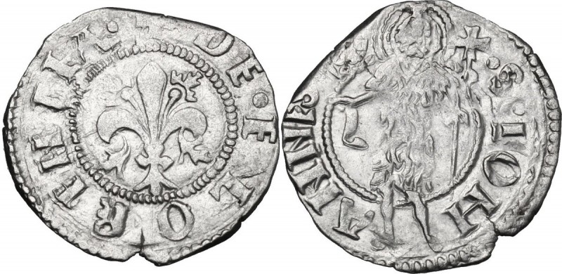 Firenze. Repubblica (1189-1532). Soldino da 12 denari 1470 I sem., Carlo di Nicc...