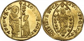 Venezia. Alvise Contarini (1676-1684). Zecchino. CNI tav. XVII, 2. Paol. 1. Fried. 1338. AU. g. 3.47 mm. 22.00 SPL+/qFDC.