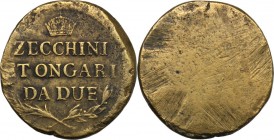 Milano. Dominazione austriaca (1711-1859). Peso monetale "Zecchini et Ongari da due" per i doppi Ducati d'oro e i doppi Ongari. Mazza (Civiche Raccolt...