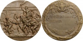 Medaglia premio coniata per il Ministero della Guerra. AE. mm. 59.70 Inc. G. Cassioli. SPL.