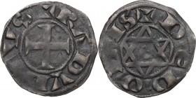France. Raoul VII or VI (1160-1176). Denier. Dy. 679; PdA 1949. BI. g. 1.07 mm. 18.50 About VF/VF.