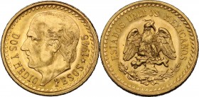 Mexico. 2 1/2 Pesos 1945, restrike. Fried. 169R. KM 463. AV. mm. 15.50 EF.
