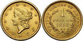 USA. Dollar 1853. Fried. 84. AV. g. 1.66 mm. 13.00 Good EF.