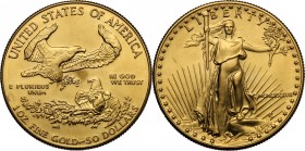 USA. 50 Dollars 1987. Fried. B1. AV. g. 34.00 mm. 32.00 PROOF.