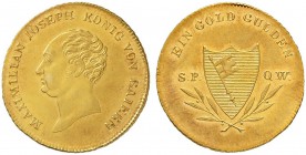 DEUTSCHLAND
Bayern, Herzogtum, seit 1623 Kurfürstentum, seit 1806 Königreich
Maximilian IV. (I.) Joseph, 1799-1825. Goldgulden o. J. Neujahrsgoldgul...