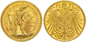 DEUTSCHLAND
Brandenburg-Preussen, Markgrafschaft, 1417 Kurfürstentum, 1701 Königreich
Berlin, Stadt
Goldmedaille 1890. Auf das 10. Deutsche Bundess...