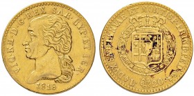 ITALIEN
Savoyen / Sardinien
Vittorio Emanuele I, 1802-1821. 20 Lire 1818, Torino. 6.36 g. Nomisma 510. Schl. 129. Fr. 1129. Selten / Rare. Sehr schö...