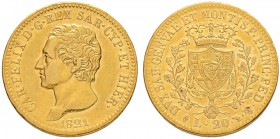 ITALIEN
Savoyen / Sardinien
Carlo Felice, 1821-1831. 20 Lire 1821, Torino. 6.41 g. Nomisma 539. Schl. 160. Fr. 1136. Selten / Rare. Sehr schön-vorzü...