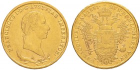 RDR / ÖSTERREICH
Franz II. (I.), 1792-1835. Sovrano 1831 A, Wien. 11.29 g. Herinek 233. Schl. 224. Fr. 478. Leichter Randfehler / Minimal rim nick. S...
