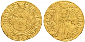 UNGARN
Rudolph II. 1576-1612. Dukat 1579, Kremnitz. 3.47 g. Huszar 1002. Fr. 64. Gewellt / Wavy planchet. Schön-sehr schön / Fine-very fine.