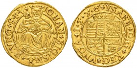 UNGARN
Siebenbürgen
Johann II. Sigismund unter Vormundschaft seiner Mutter Isabella, 1556-1559. Dukat 1556. 3.53 g. Resch 3. Fr. 264. Selten / Rare....