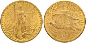 USA
20 Dollars 1913, Philadelphia. Statue. 33.42 g. Fr. 185. Sehr schön-vorzüglich / Very fine-extremely fine.