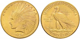 USA
10 Dollars 1926, Philadelphia. Liberty head. 16.72 g. Fr. 166. Vorzüglich / Extremely fine.
