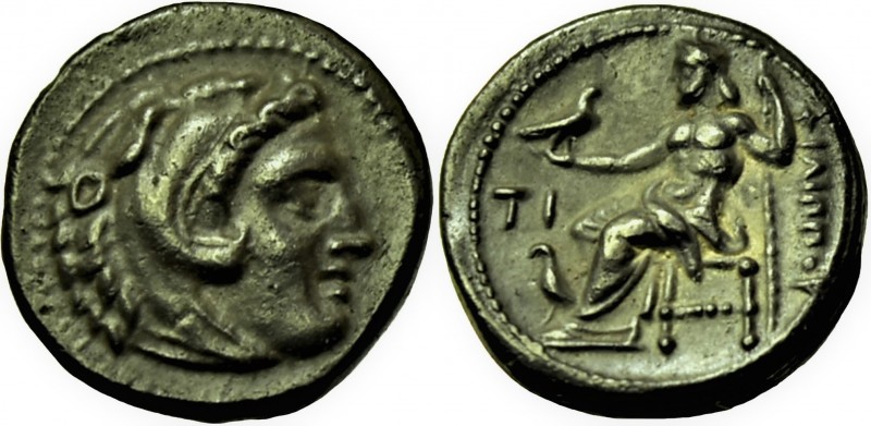 Kingdom of Macedon, Philip III Arrhidaios AR Drachm. Struck under Menander or Kl...