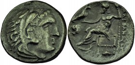 Kings of Macedon. Abydos. Antigonos I Monophthalmos 320-301 BC. Struck in the name and types of Alexander III Drachm Head of Herakles to right, wearin...