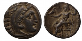 Kings of Macedon. Kolophon. Alexander III \"the Great\"" 336-323 BC. Drachm AR, Condition: very, good 4.1 gr. 16 mm."